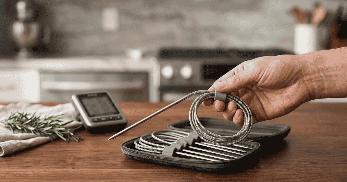 How to Store Thermometer Probes Without Tangling the Wires