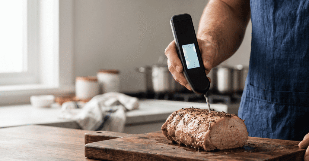 Meat Thermometer Flashing Instead of Showing a Number