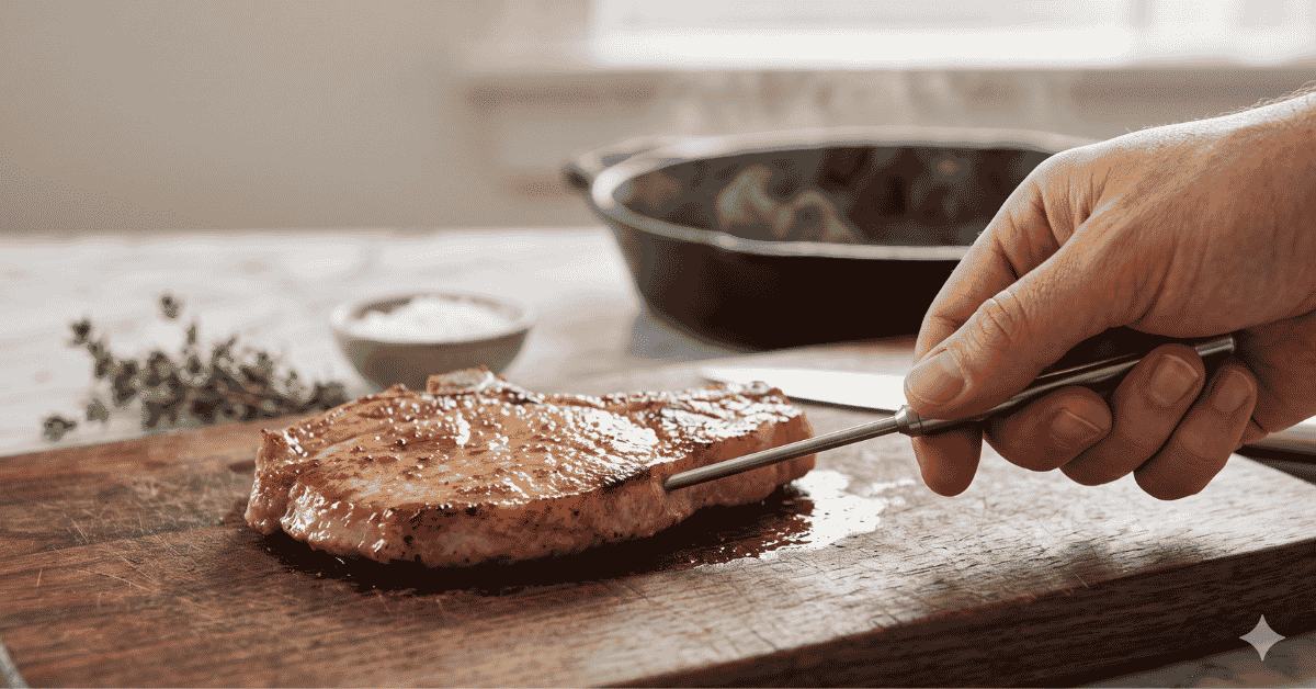 Where to Put a Thermometer in a Thin Pork Chop