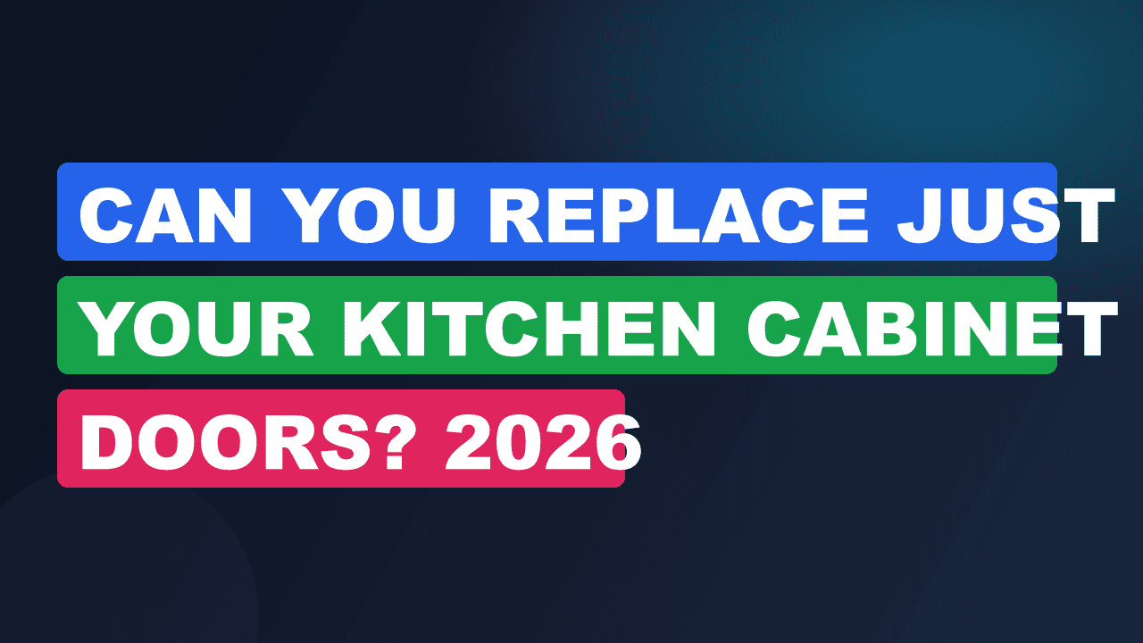 Can You Replace Just Your Kitchen Cabinet Doors? 2026