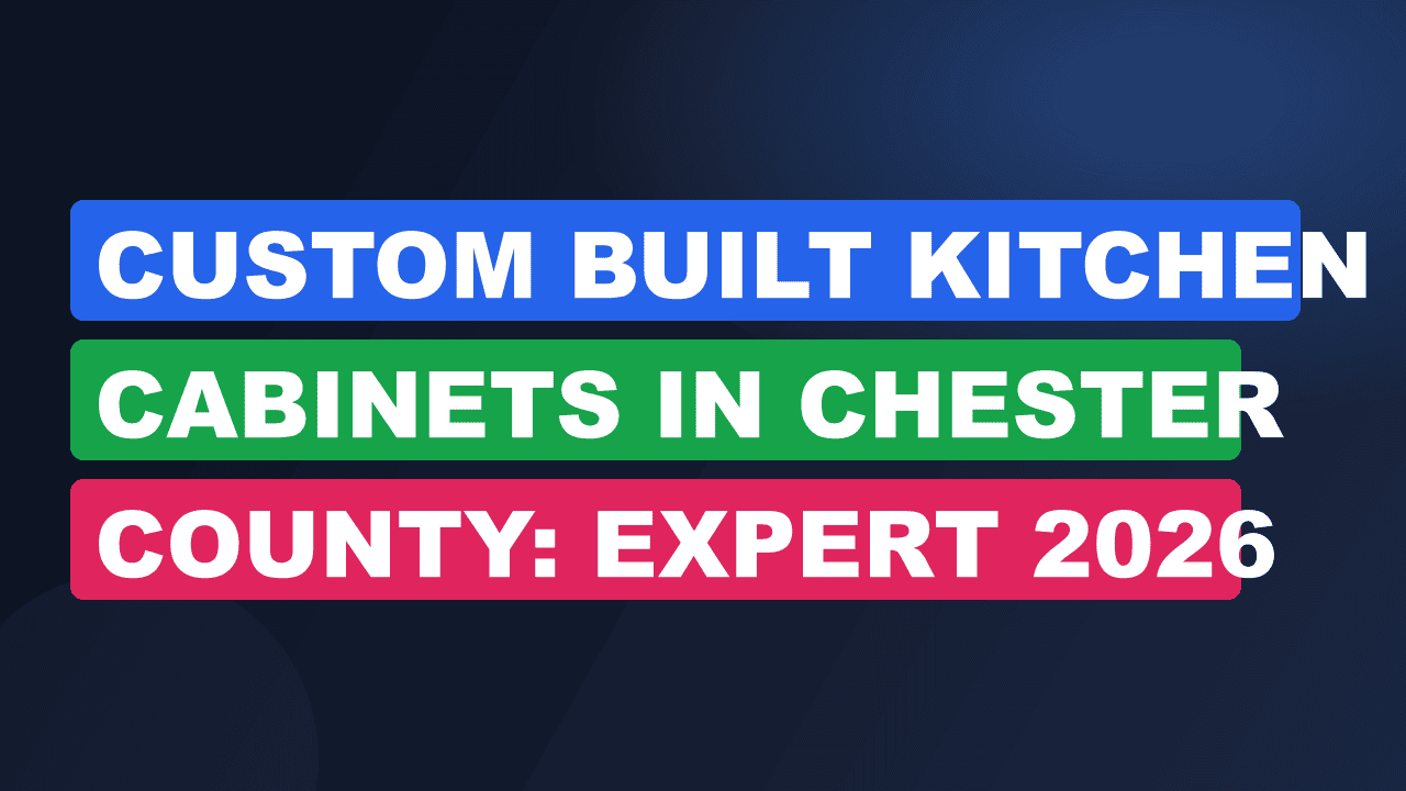 Custom Built Kitchen Cabinets in Chester County: Expert 2026