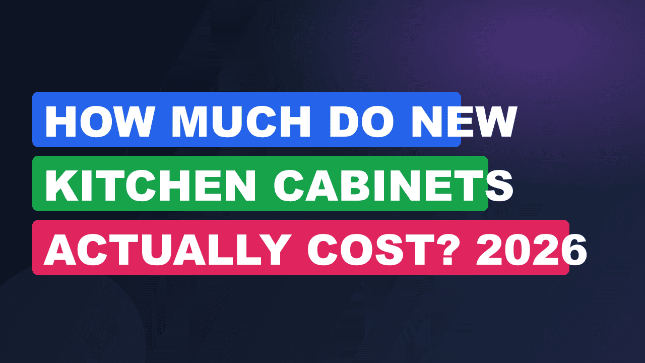 How Much Do New Kitchen Cabinets Actually Cost? 2026