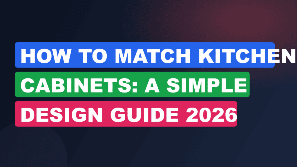 How to Match Kitchen Cabinets: A Simple Design Guide 2026