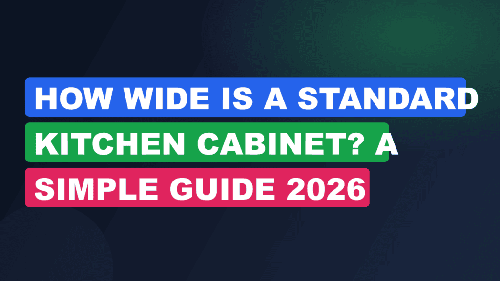 How Wide Is a Standard Kitchen Cabinet? A Simple Guide 2026