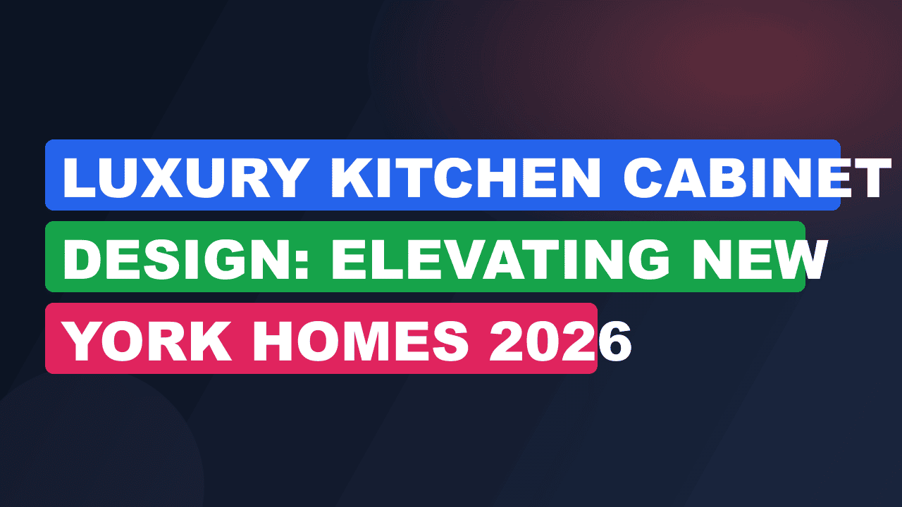 Luxury Kitchen Cabinet Design: Elevating New York Homes 2026