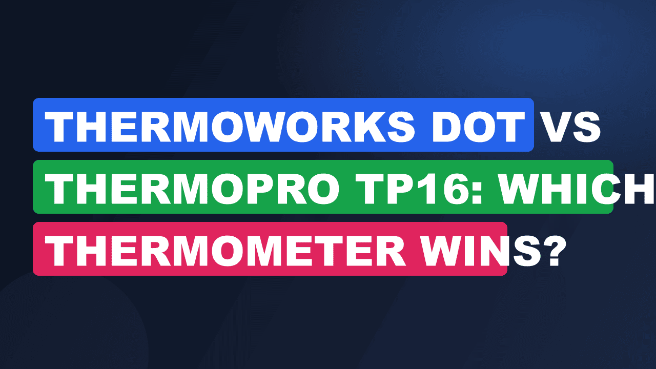 ThermoWorks DOT vs ThermoPro TP16: Which Thermometer Wins?