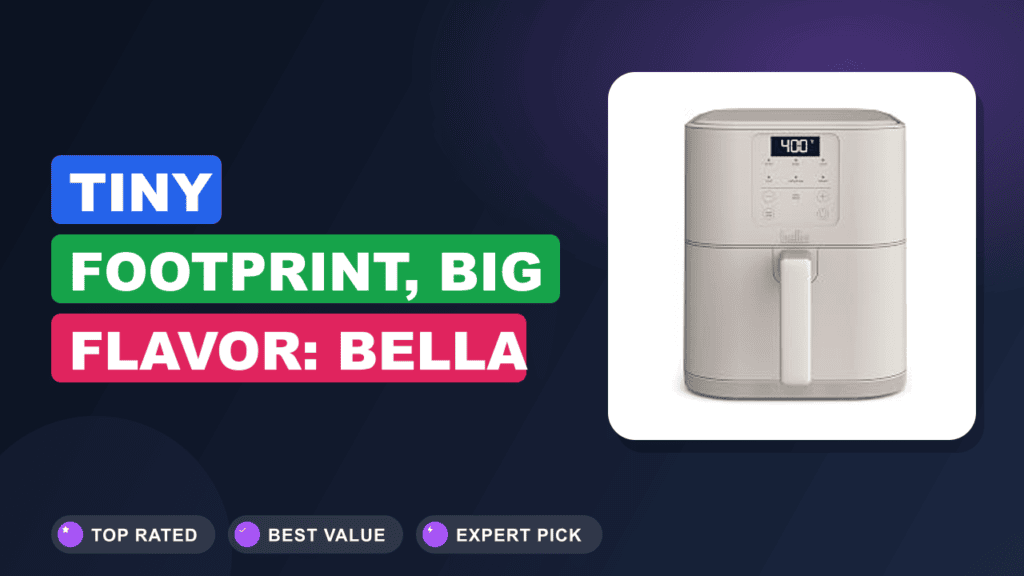 Tiny Footprint, Big Flavor: bella Fits-Anywhere 6qt Air 2026