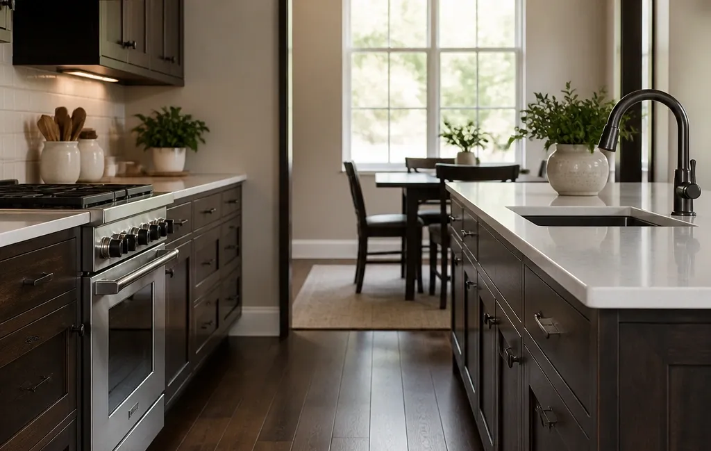 Matching Undertones Between Cabinets and Flooring
