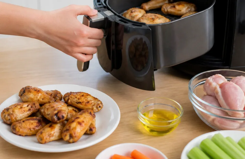 Steps to keep your air fryer chicken wings healthy
