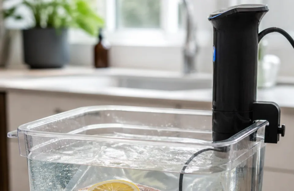 Thermometers that work inside a water bath