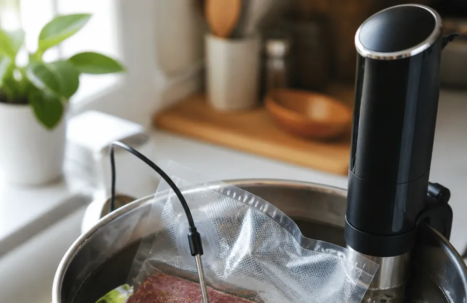 Using leave-in probes during the water bath