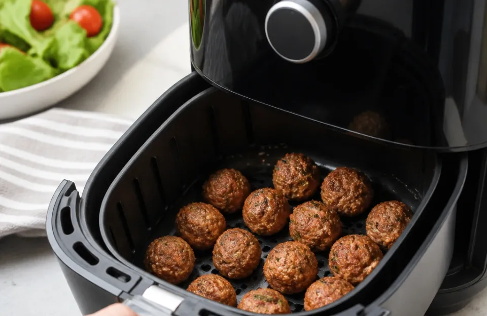 Why Cooking Meatballs in an Air Fryer Works So Well