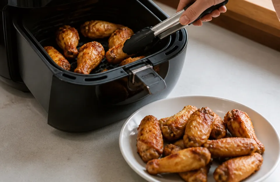 Why Cooking Wings in an Air Fryer Changes the Calorie Count