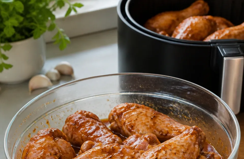 Why Marinating Matters More For Air Frying Than Deep Frying
