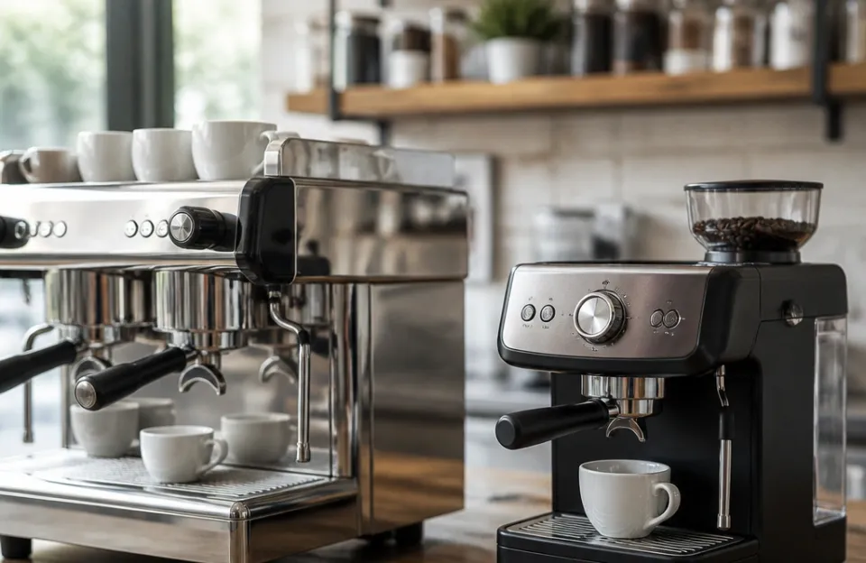 How Commercial Espresso Machines for Home and Business Differ