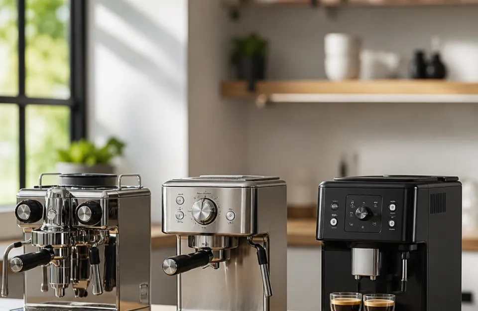 Types of Espresso Machines Explained by Control Level